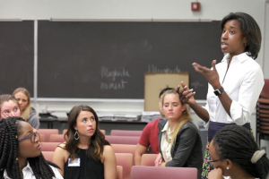 Tracy Johnson teaching